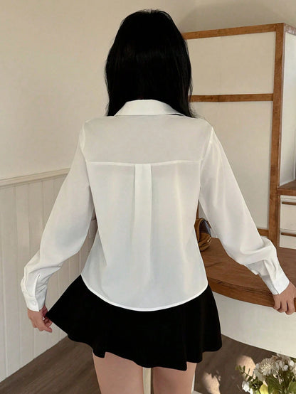 INAWLY Women's Casual & Fashionable Shirt For Everyday Wear Fall Cloth For Women