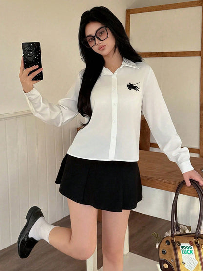 INAWLY Women's Casual & Fashionable Shirt For Everyday Wear Fall Cloth For Women