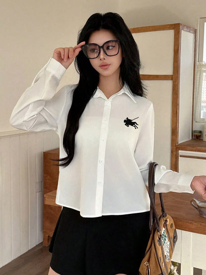INAWLY Women's Casual & Fashionable Shirt For Everyday Wear Fall Cloth For Women