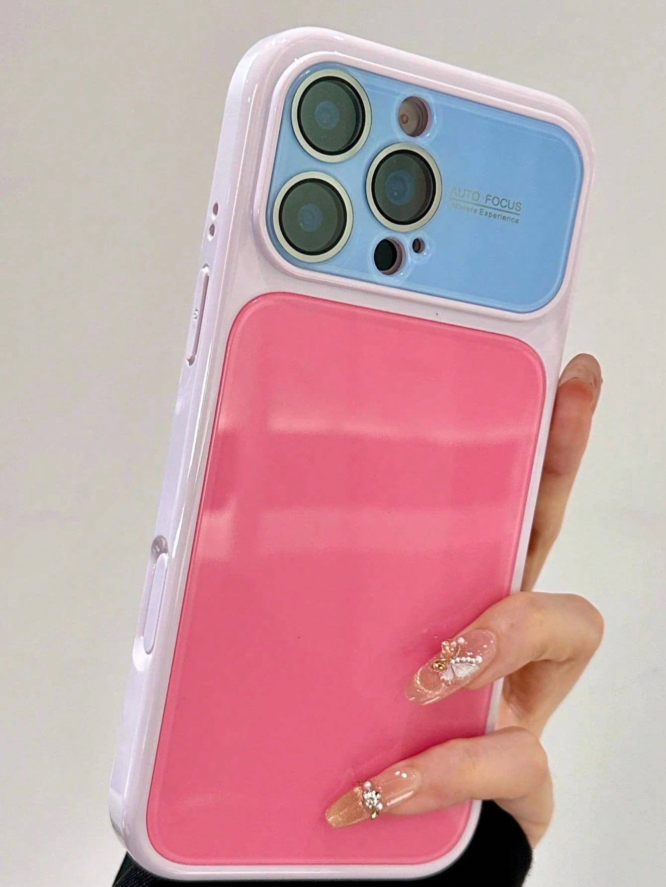 Ins Summer Dopamine Contrast Color Phone Case Suitable For 17 Pro Max, New 16 Pro Max, Creamy Yellow 15 Pro, Protective Cover For 14, Elegant 13 Pro Max, Aesthetic, Maximalist