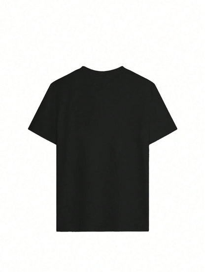 "Its Giving Wifey" Plus Size Crew Neck Short Sleeve T-Shirt- Bride-To-Be T-Shirt, Newlywed T-Shirt, Honeymoon T-Shirt Casual Black Summer