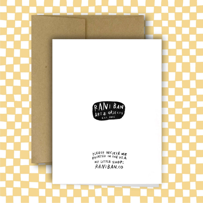 I'VE BEEN THINKING ABOUT YOU A LOT Greeting Card