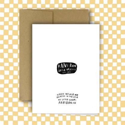 I'VE BEEN THINKING ABOUT YOU A LOT Greeting Card