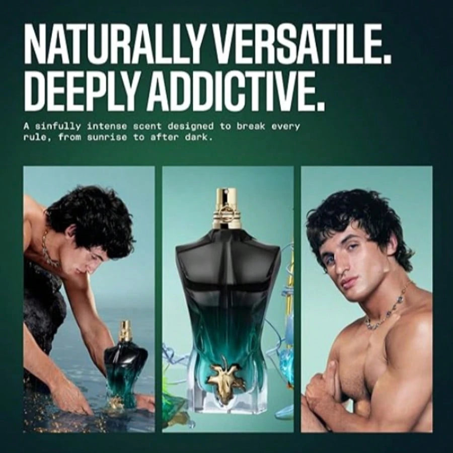 Jean Paul Gaultier Le Beau Le Parfum Intense For Men- 4.2 Oz (125 Ml)- A Long-Lasting (10–12 Hours) Woody-Amber Fragrance Blending Notes Of Coconut Wood, Tonka Bean, And Sandalwood- Designer Fragra