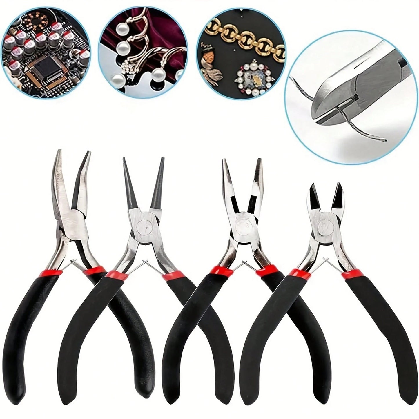 Jewelry Making Tool Kit, Multi-Function Tools, Household Essential, Mini Pliers Handcraft Tools, DIY Jewelry Accessories, Handcraft Pliers. Jewelry Making Tools And Accessories.