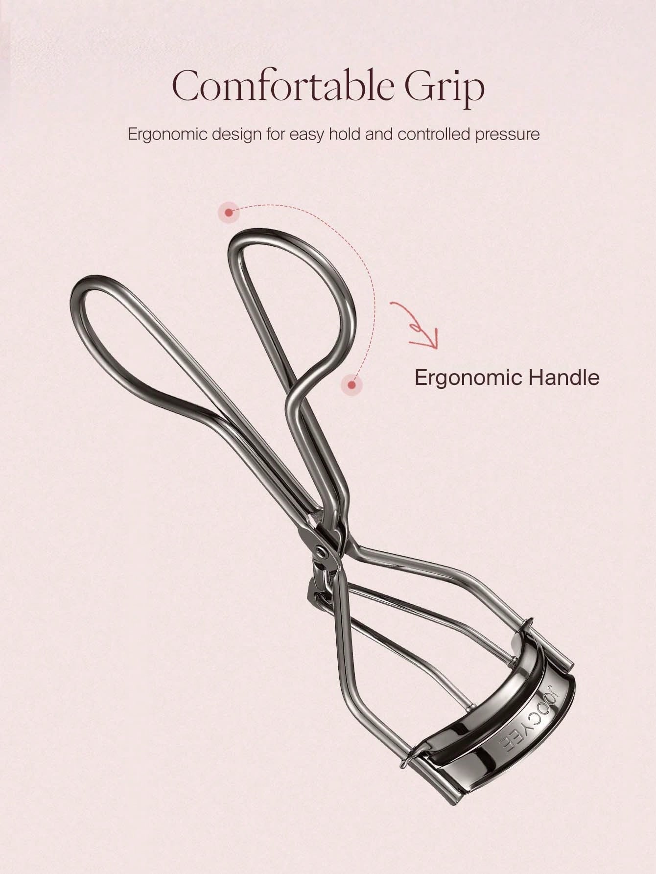 JOOCYEE Eyelash Curler With Sunflower Design, Crease-Free Curl, Newly Launched All-In-One Eyelash Curler