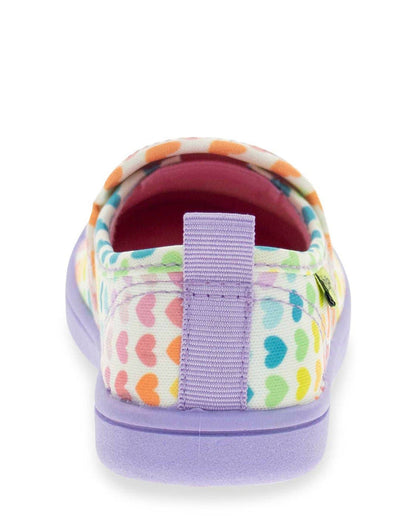 Kids Puddle Hearts Slip On - Cream