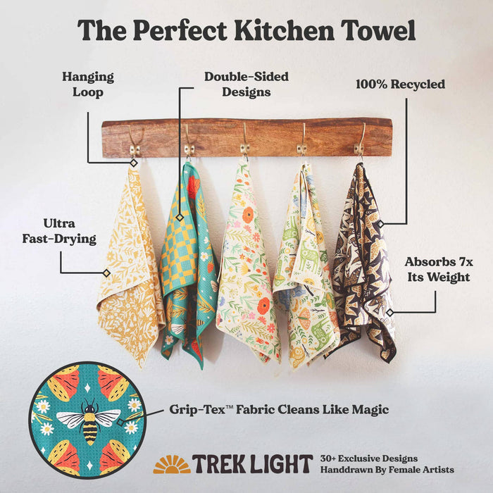Kitchen Tea Towel Quick Dry | Lucky Stars