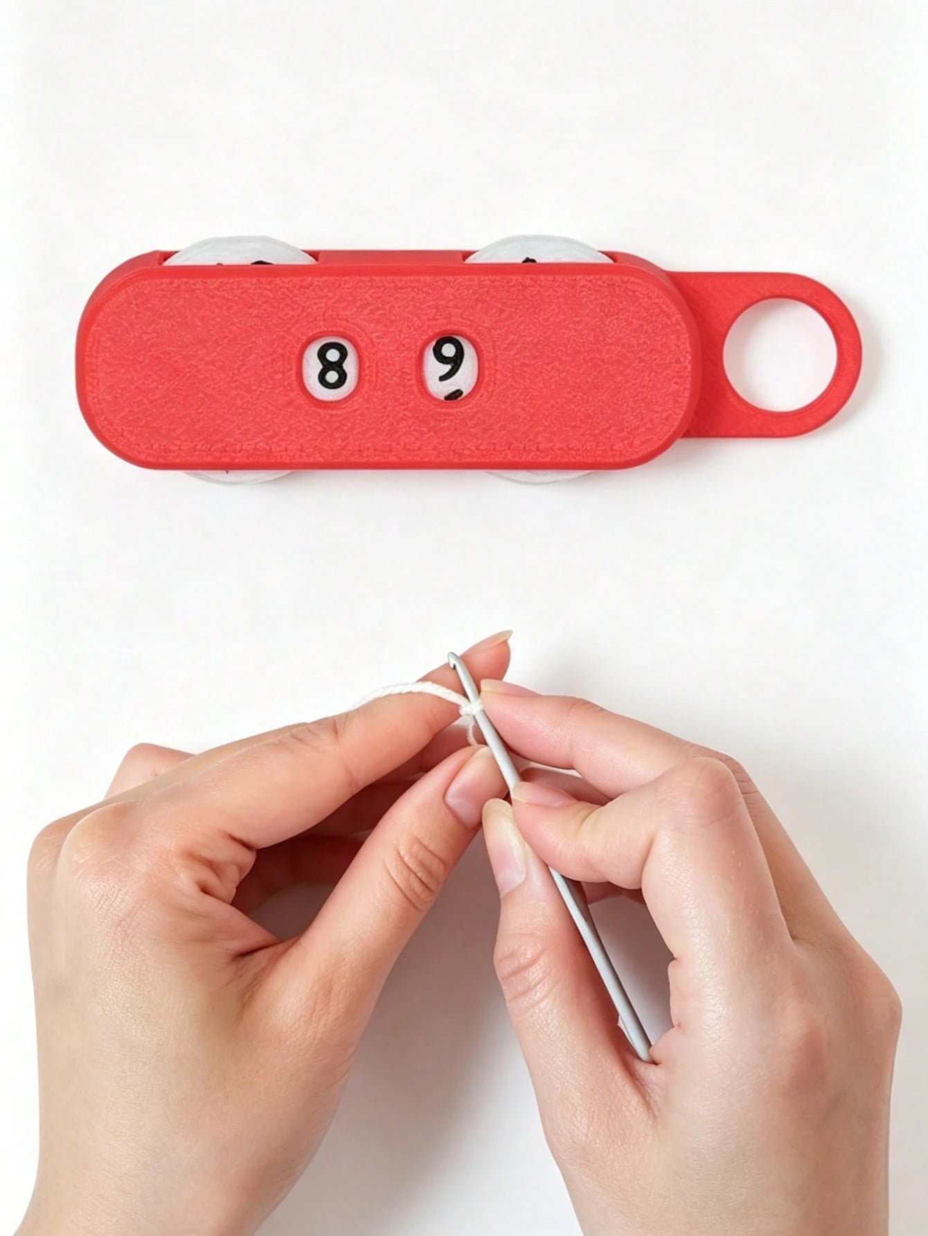 Knitting Counter (0–99) Portable Sewing Craft Accessory, A Portable Tool For Tracking Stitch And Row Counts In Various Yarn Crafts (Such As Knitting, Crochet); Suitable For Women, Mothers, Beginners