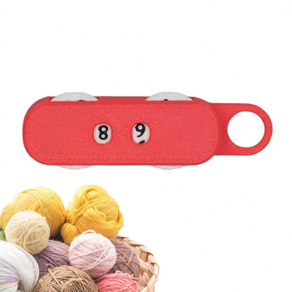Knitting Counter (0–99) Portable Sewing Craft Accessory, A Portable Tool For Tracking Stitch And Row Counts In Various Yarn Crafts (Such As Knitting, Crochet); Suitable For Women, Mothers, Beginners