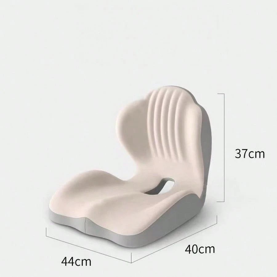 L-Shaped Memory Foam Seat Cushion, Ergonomic Design For Car, Truck Drivers, Relieves Sciatica And Back Pain, Suitable For Office Chair, Long-Distance Driving, Gaming Chair, All Day Comfort