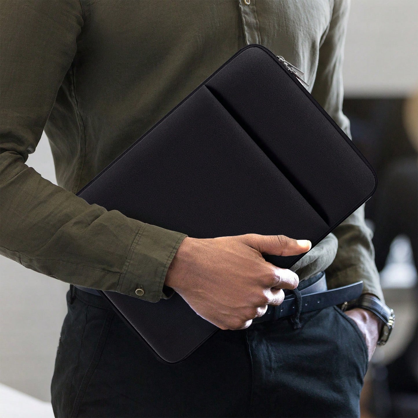 Laptop Sleeve 11-16 Inch Laptop Case Bag With Front Pocket, Compatible With 11/13/14/15/16 Inch Pro Air PC Notebook Surface Chromebook