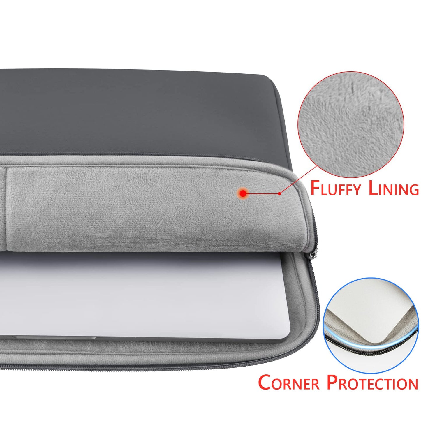Laptop Sleeve 11-16 Inch Laptop Case Bag With Front Pocket, Compatible With 11/13/14/15/16 Inch Pro Air PC Notebook Surface Chromebook
