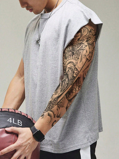 Large-Size Chinese Traditional Style Mythological Character Pattern Full Arm Sleeves Whole Arm And Leg Temporary Tattoo Sticker