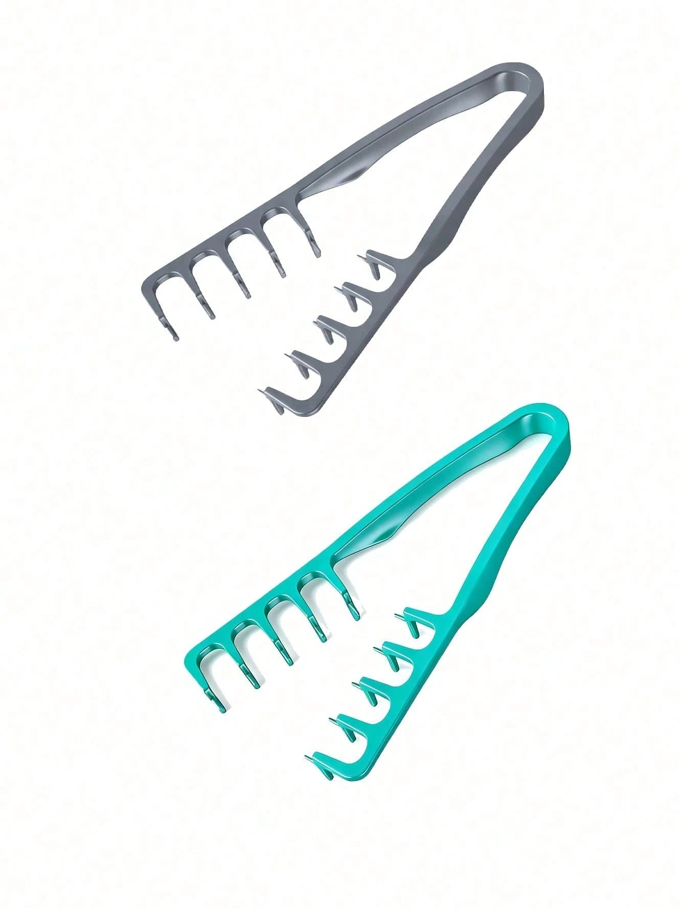 Large Tooth Comb, Increases Hair Volume, Unisex, ABS Plastic Material, Textured Handle, Suitable For All Hair Types Including Thick, Curly, Wavy And Natural Hair