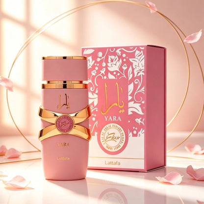 Lattafa Women's Luxury Perfume Collection ANGHAM & YARA ELIXIR, 2 Bottles 100ml EDP Spray, Premium Arabian Fragrance Gift Box, Sweet Floral Amber Vanilla Perfume, Long Lasting Elegant Women's Scent