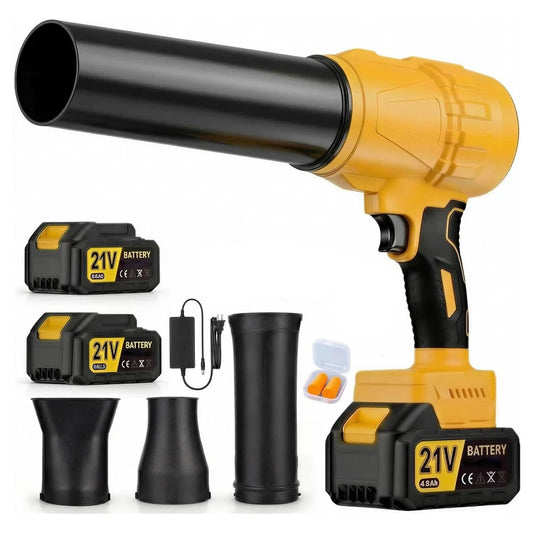 Leaf Blower Cordless, Powerful Handheld Electric Blower With 2*21V Batteries, Lightweight Leaf Blower For Lawn Care, Patio, Leaves, Snow & Dust Removal (Leaf Blower Cordless)