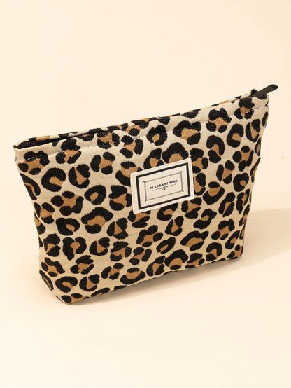 Leopard Print Cosmetic Bag, Clutch, Small Crossbody Bag, Travel Organizer Makeup Organizer Makeup Storage Bag Mini Pouch Travel Small Makeup Case Accessories Make Up Holder Brush Bag Make Up Container