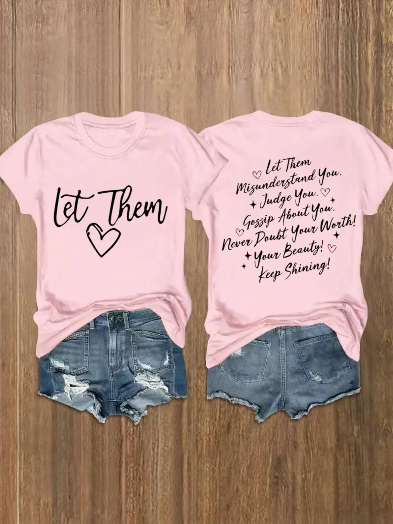 Letter Print T-Shirt, Short-Sleeved Round-Neck Casual Top, Women's Oversized Loose Fit T-Shirt With Retro Graphic Print, Drop Shoulder Short Sleeve