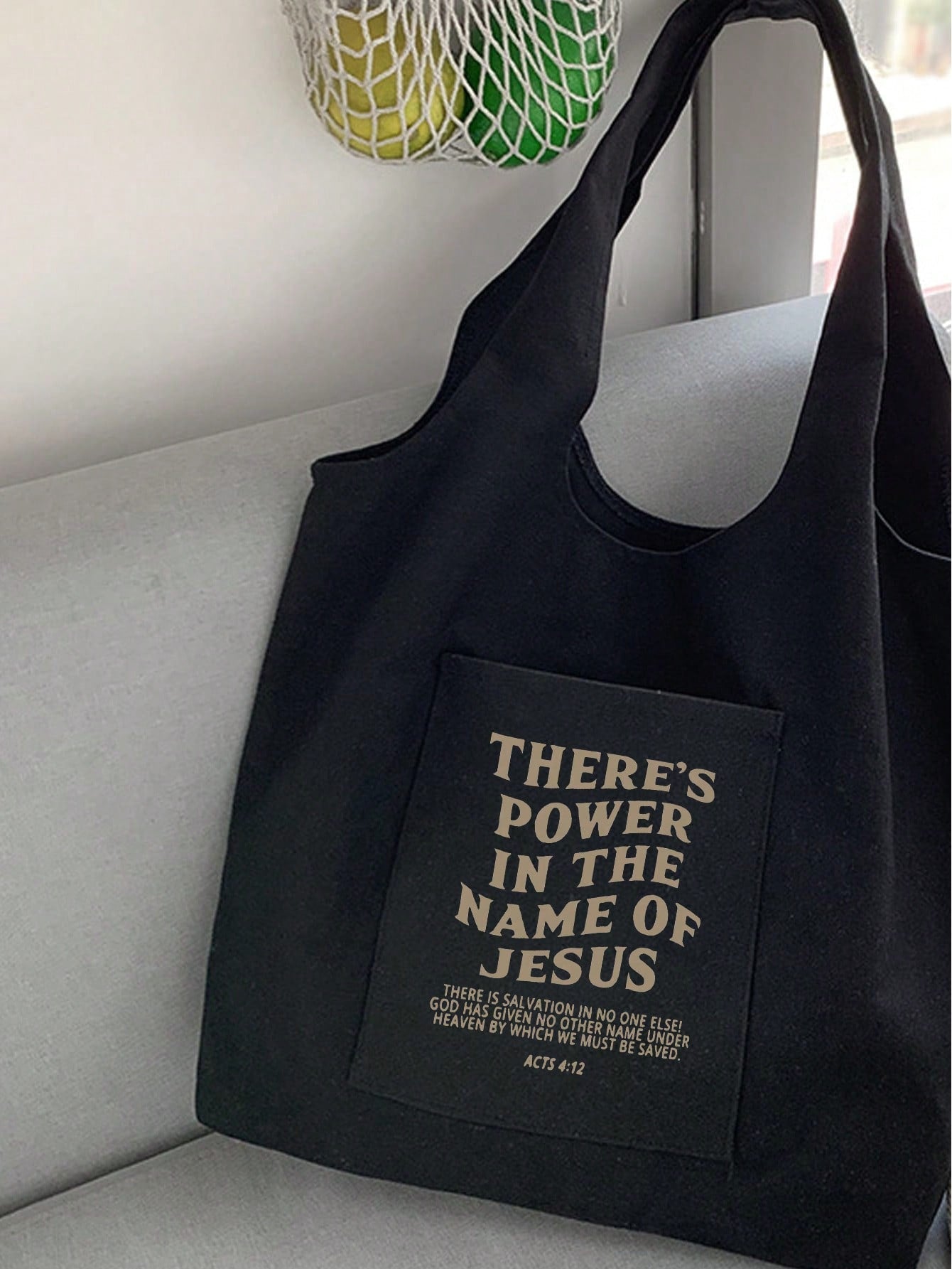 Letter Print Tote Bag, Multi-Pocket Casual Bag Retro Letter Print Handbag Christian "Jesus Loves You" Print Cosmetic Bag, Large Capacity Tote Casual Shoulder Crossbody Bag Suitable For Graduates, Teen