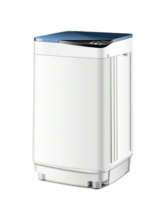 Lifezeal Full-Automatic Washing Machine 7.7 Lbs Washer/Spinner Germicidal UV Light Blue