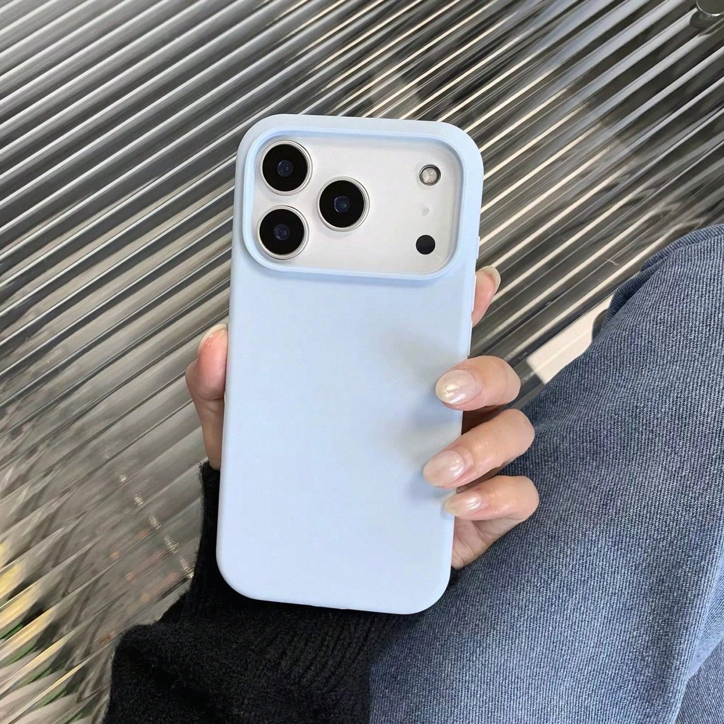 Liquid Silicone 3-Layer Full Coverage Soft Rubber Phone Case Compatible With IPhone 17 Pro 17 Pro Max 17, Fresh Summer Color, Shockproof Protective Shell With Anti-Scratch Microfiber Lining, Compatibl