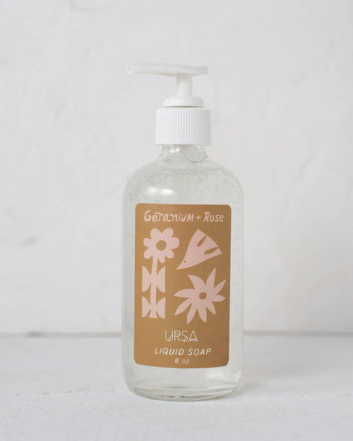 Liquid Soap - Geranium and Rose