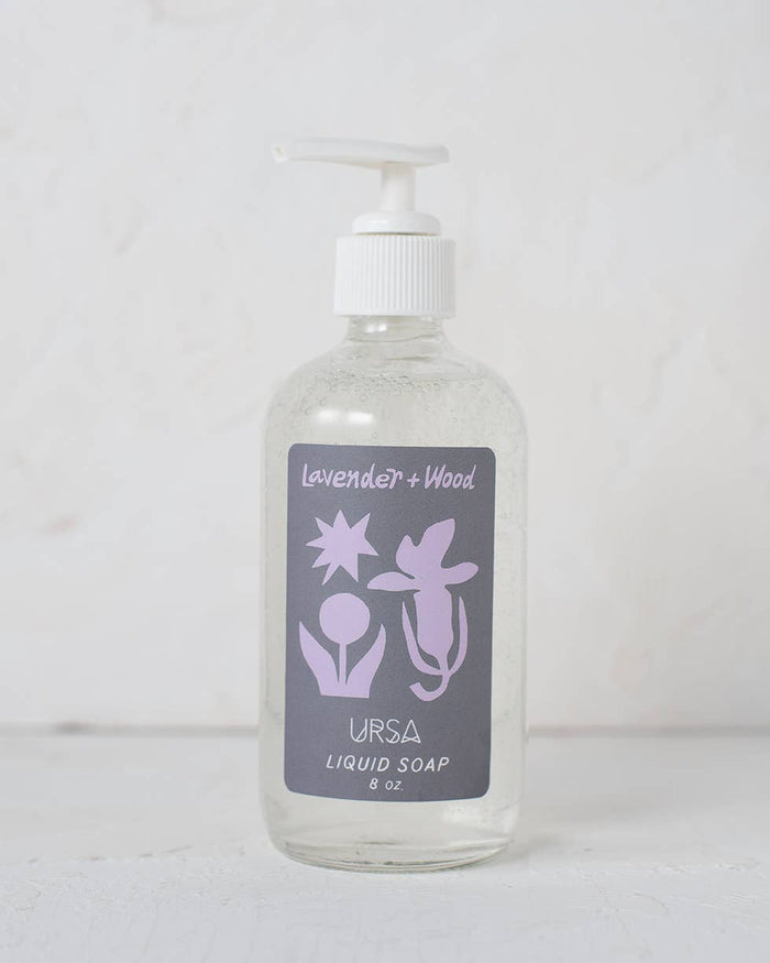Liquid Soap - Lavender and Wood