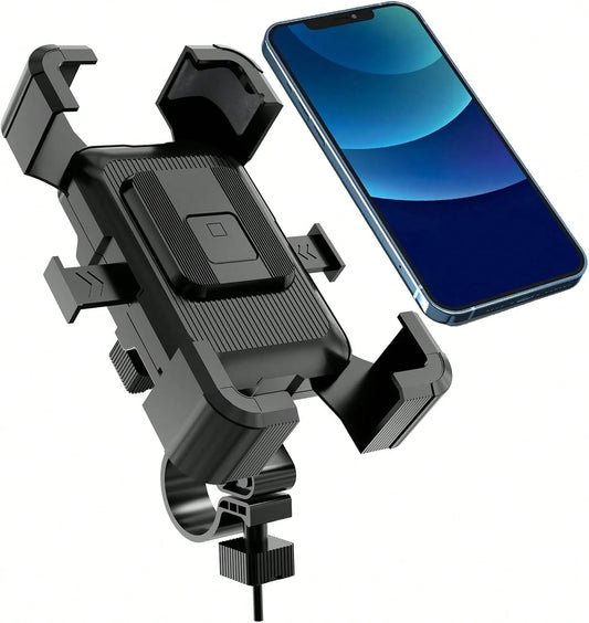Litchigonzhu Bike Phone Mount Holder, Motorcycle Phone Mount, 3rd-Gen Anti Vibration For Scooter, E-Bicycle, Durable Phone Holder Handlebar[1s