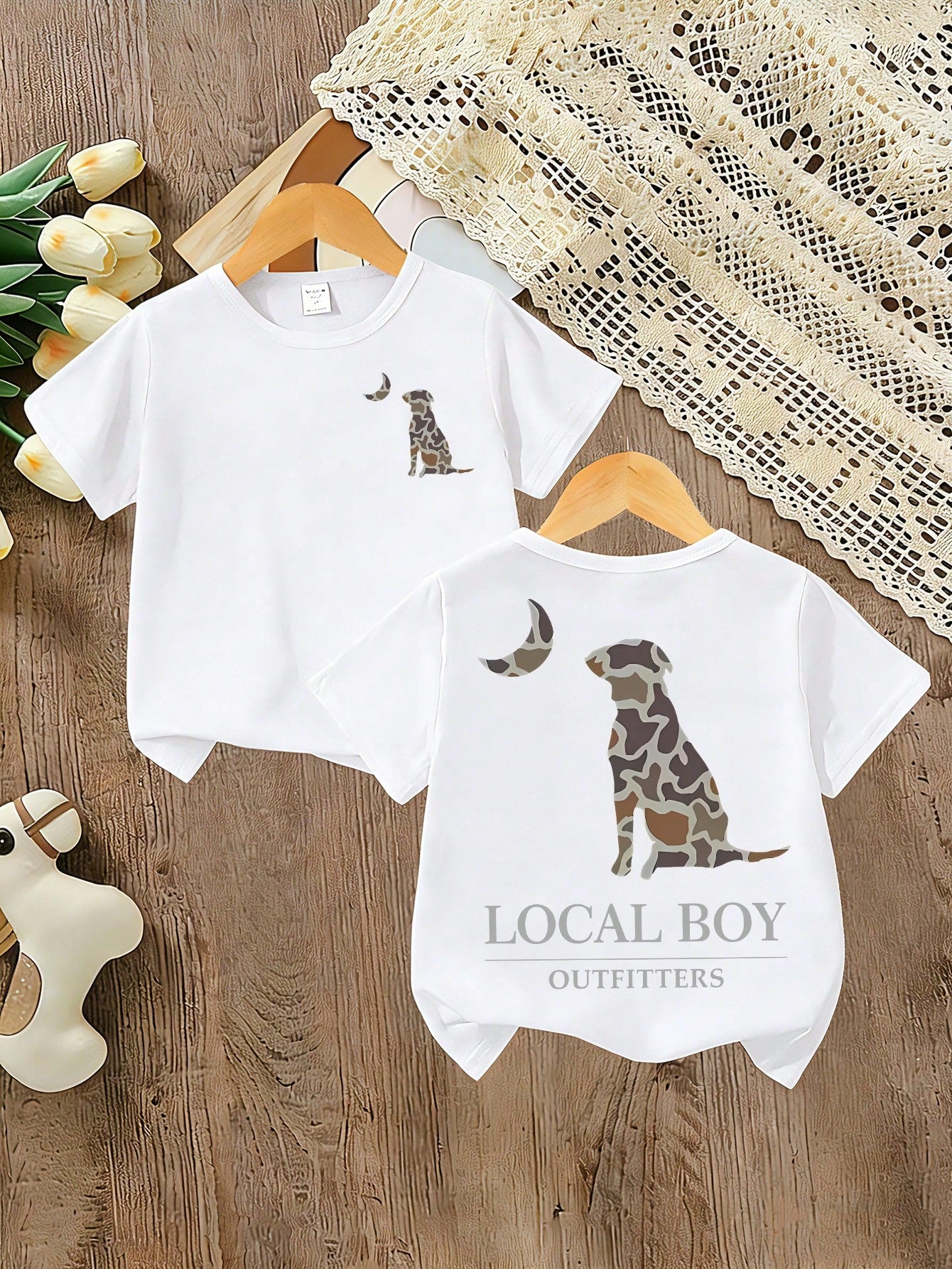 Little Boy Short-Sleeved T-Shirt- Creative Letter Pattern Print, Comfortable Boys' Clothing, Suitable For Casual Short-Sleeved Tops In Spring And Sum