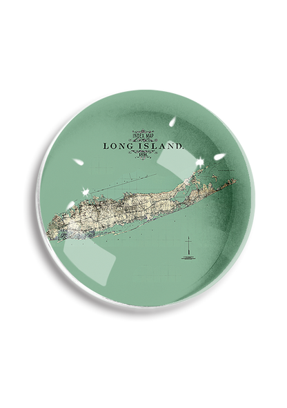 Long Island Sea Coast Crystal Dome Paperweight - Ben's Garden