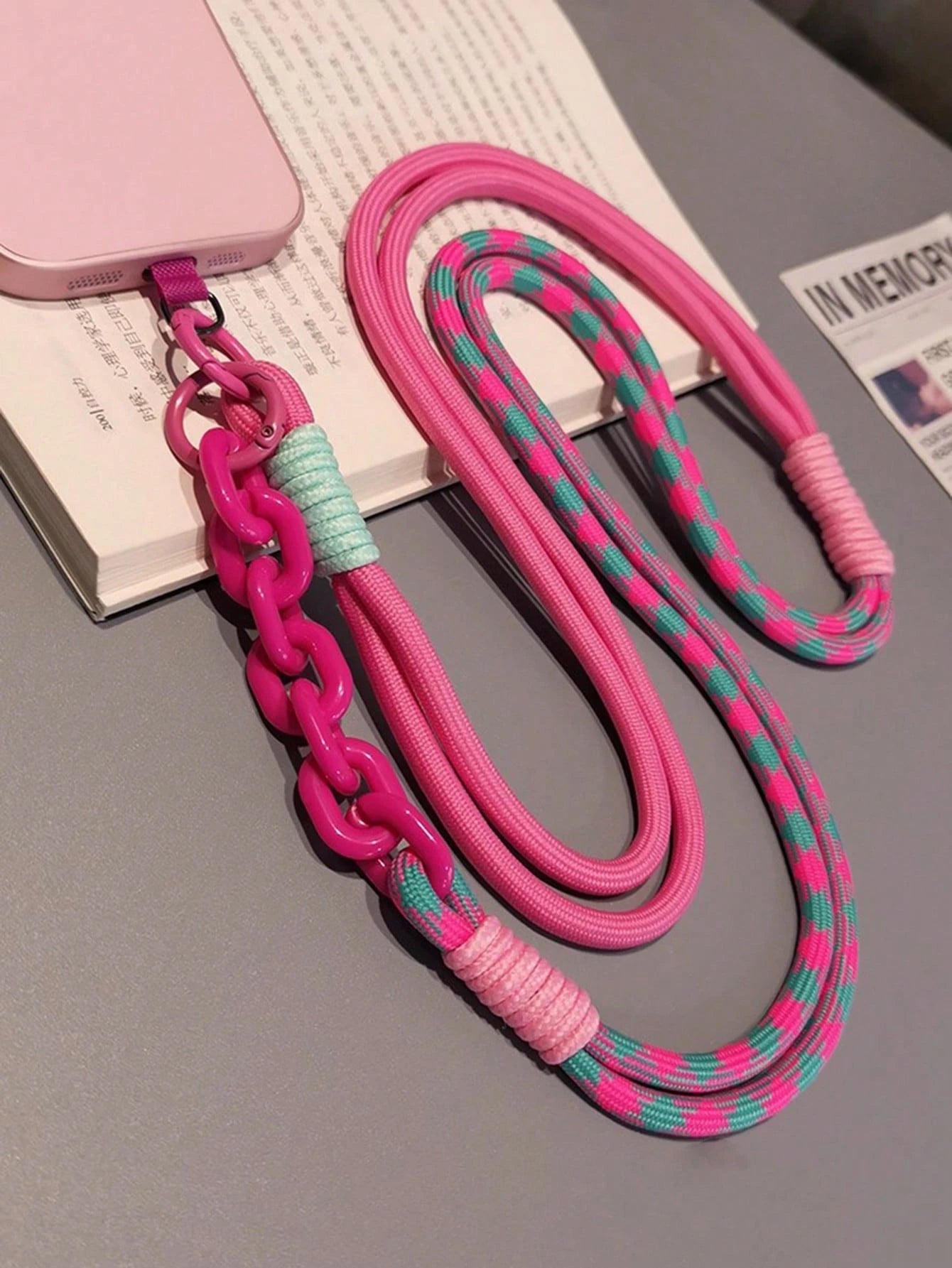 Long Strap Crossbody Phone Pouch With Bee Lanyard, Fashionable For Outdoor Travel
