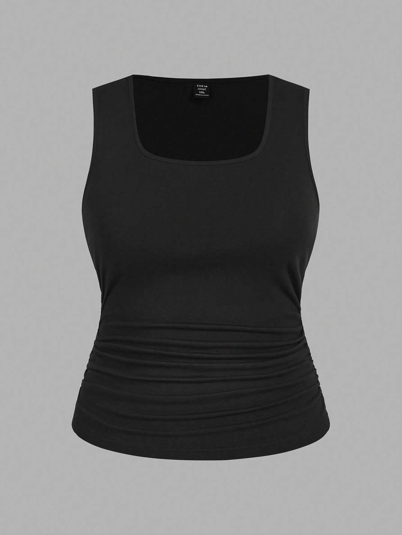 LUNE 2pcs Casual Minimalist Sleeveless Top, Plus Size For Women, Summer Women Clothes Back To School