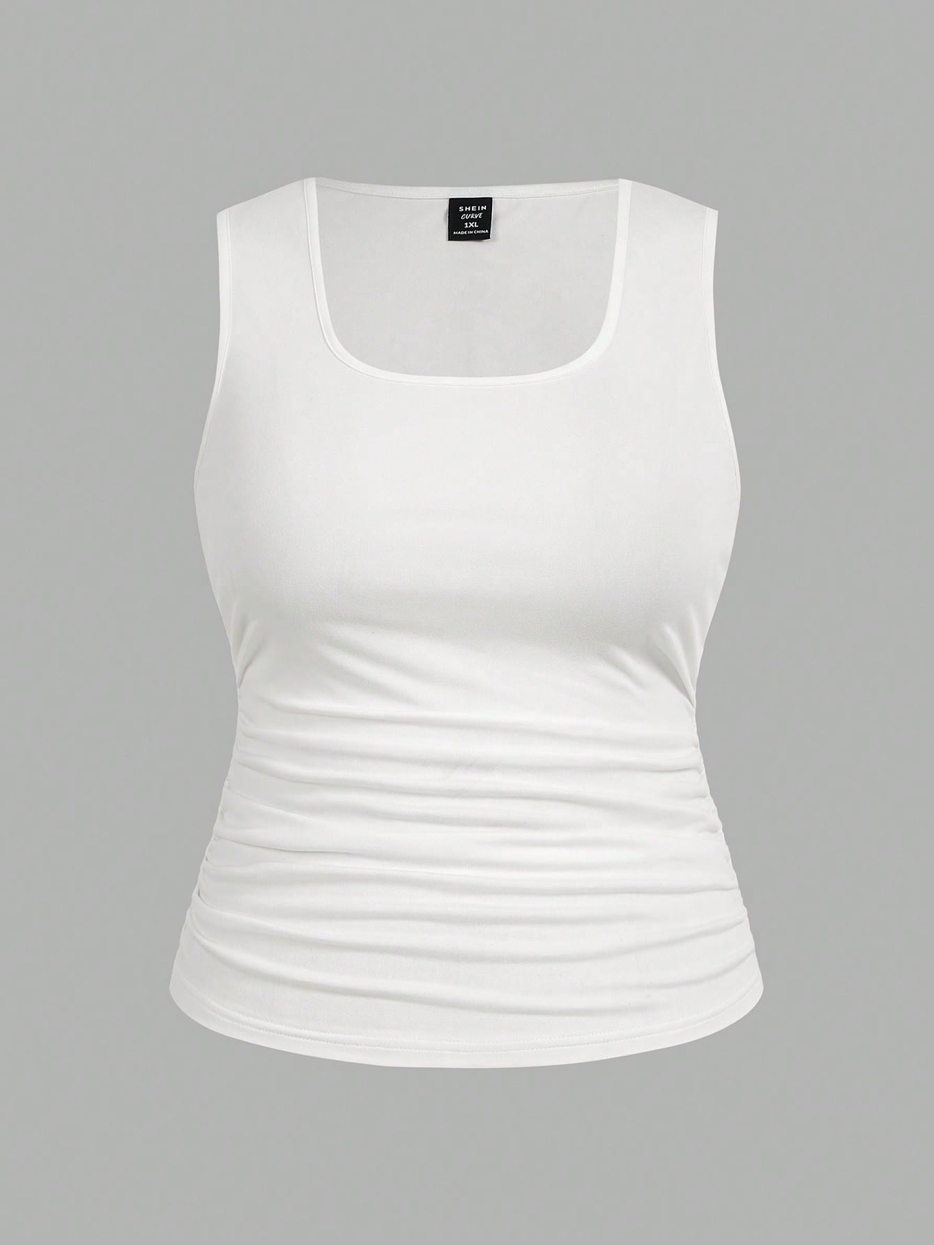 LUNE 2pcs Casual Minimalist Sleeveless Top, Plus Size For Women, Summer Women Clothes Back To School