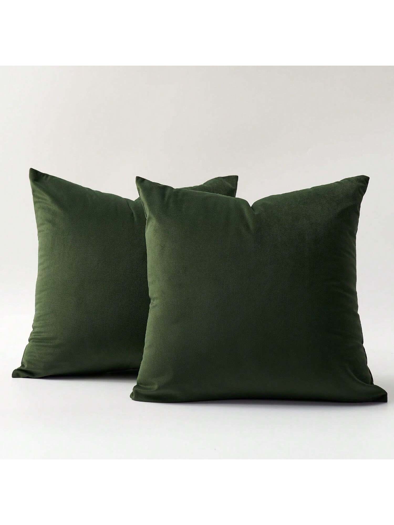 Luxurious Velvet Solid Color Pillowcase With No Filling, Soft Texture And Plain Ideal For Decorating Sofas, Living Rooms, Bedrooms, Floors, Benches, Cars, Offices, Cafes And Other Leisure Places, Not