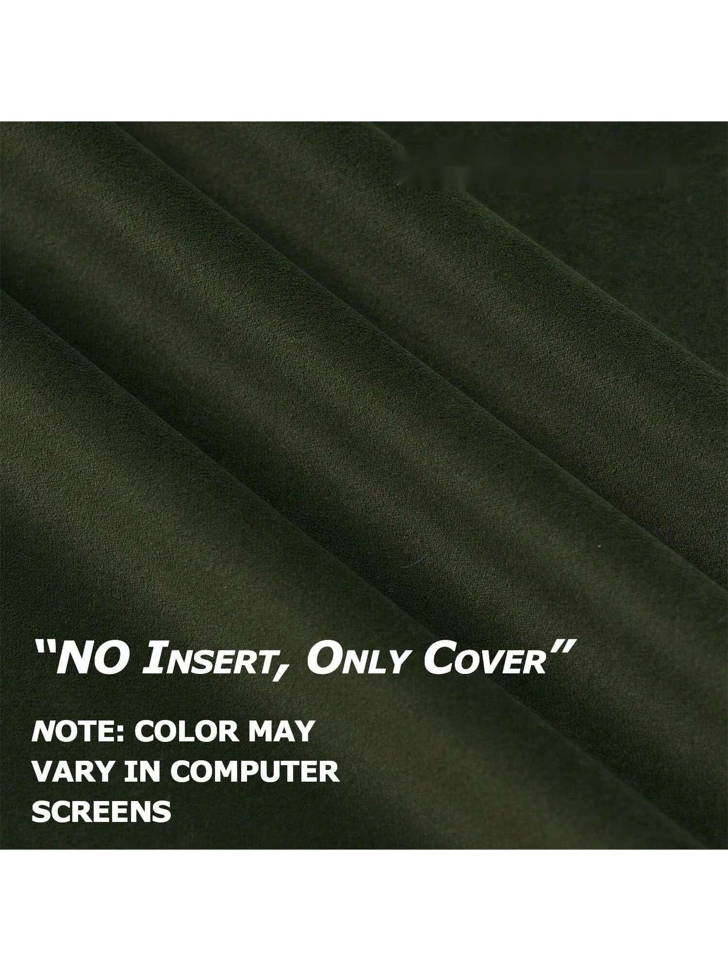 Luxurious Velvet Solid Color Pillowcase With No Filling, Soft Texture And Plain Ideal For Decorating Sofas, Living Rooms, Bedrooms, Floors, Benches, Cars, Offices, Cafes And Other Leisure Places, Not