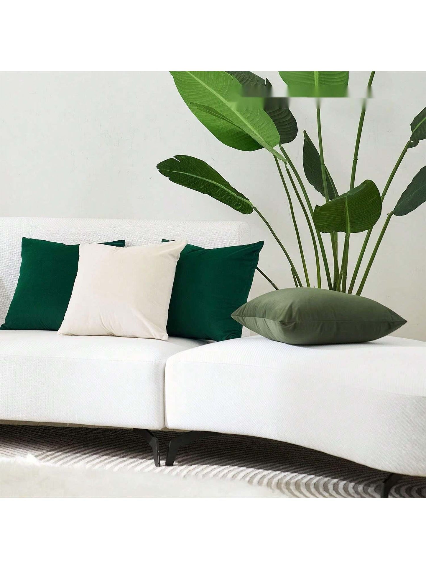 Luxurious Velvet Solid Color Pillowcase With No Filling, Soft Texture And Plain Ideal For Decorating Sofas, Living Rooms, Bedrooms, Floors, Benches, Cars, Offices, Cafes And Other Leisure Places, Not