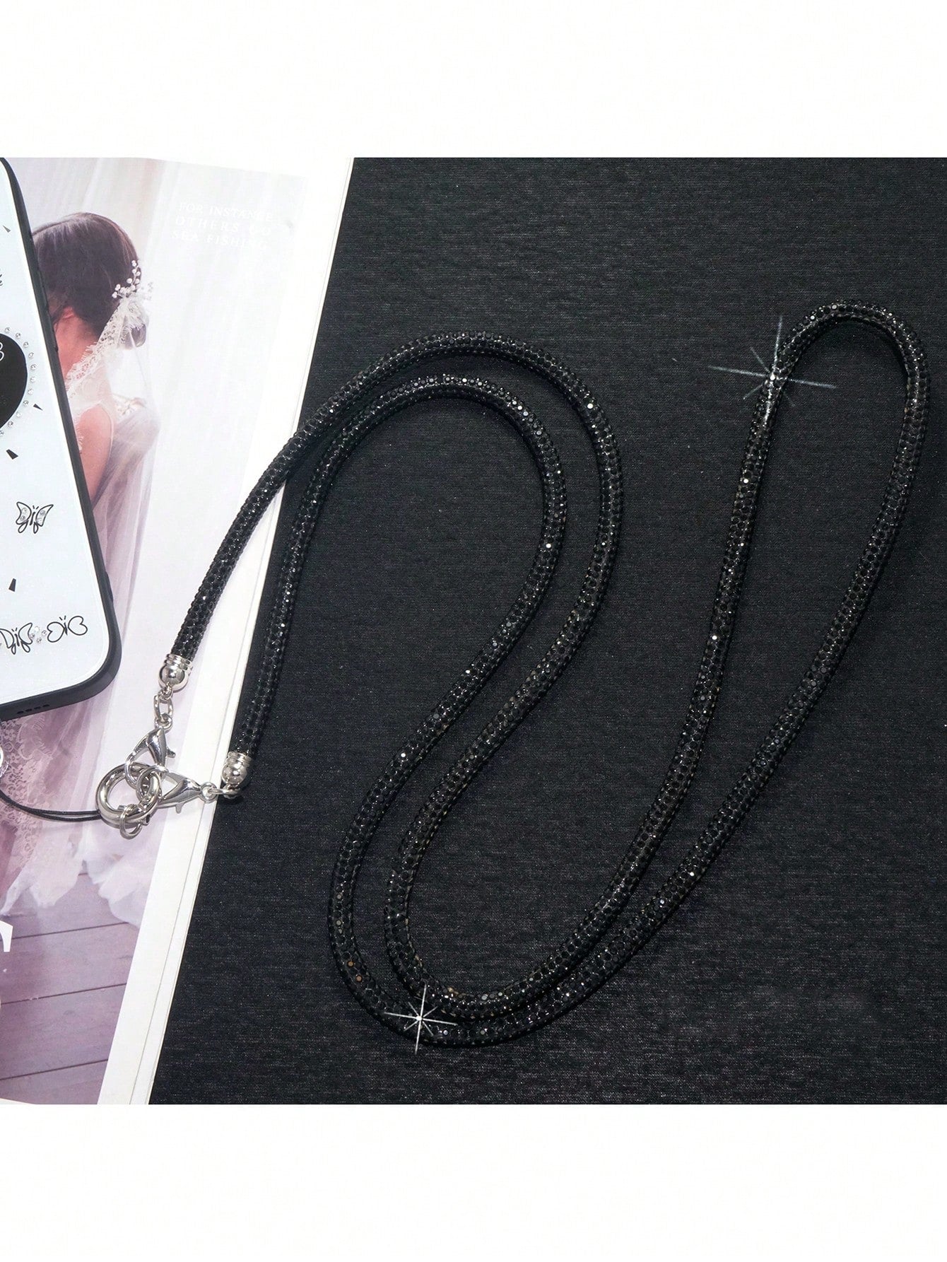 Luxury Crystal Beaded Detachable Shoulder Strap, Fashion Handbag Chain Crossbody Strap For Women, Rhinestone Embellished High-End (Random Clasp Style) Gifts For Mother, Family, Friends, Birthday, Holi