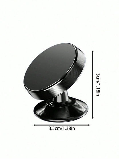 Magnetic Car Phone Holder, Universal Dashboard Phone Mount, 360° Rotation, Compatible With Android Phones, Ideal Car Accessory Gift For Family And Friends