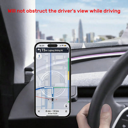 MagSafe Phone Mount (Left-Hand Drive Model) Compatible For Tesla For Model 3 Highland 2024 2025, For Model Y Juniper 2025 2026, Car Magnetic Phone Holder For Model Y/3 Accessories 2025 (Include 1 PC E