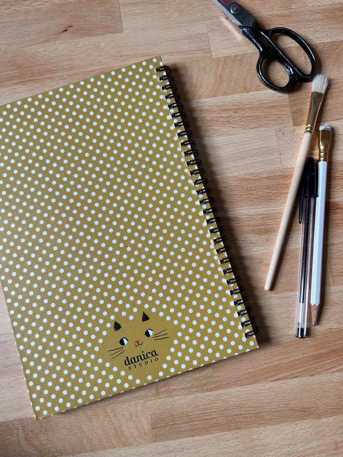 Meow Meow Cats Spiral-Bound Notebook