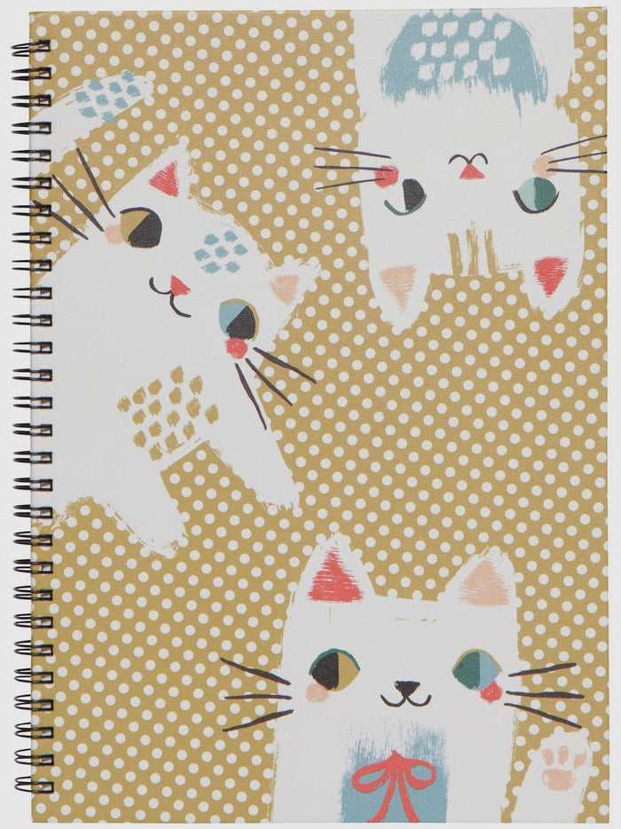 Meow Meow Cats Spiral-Bound Notebook