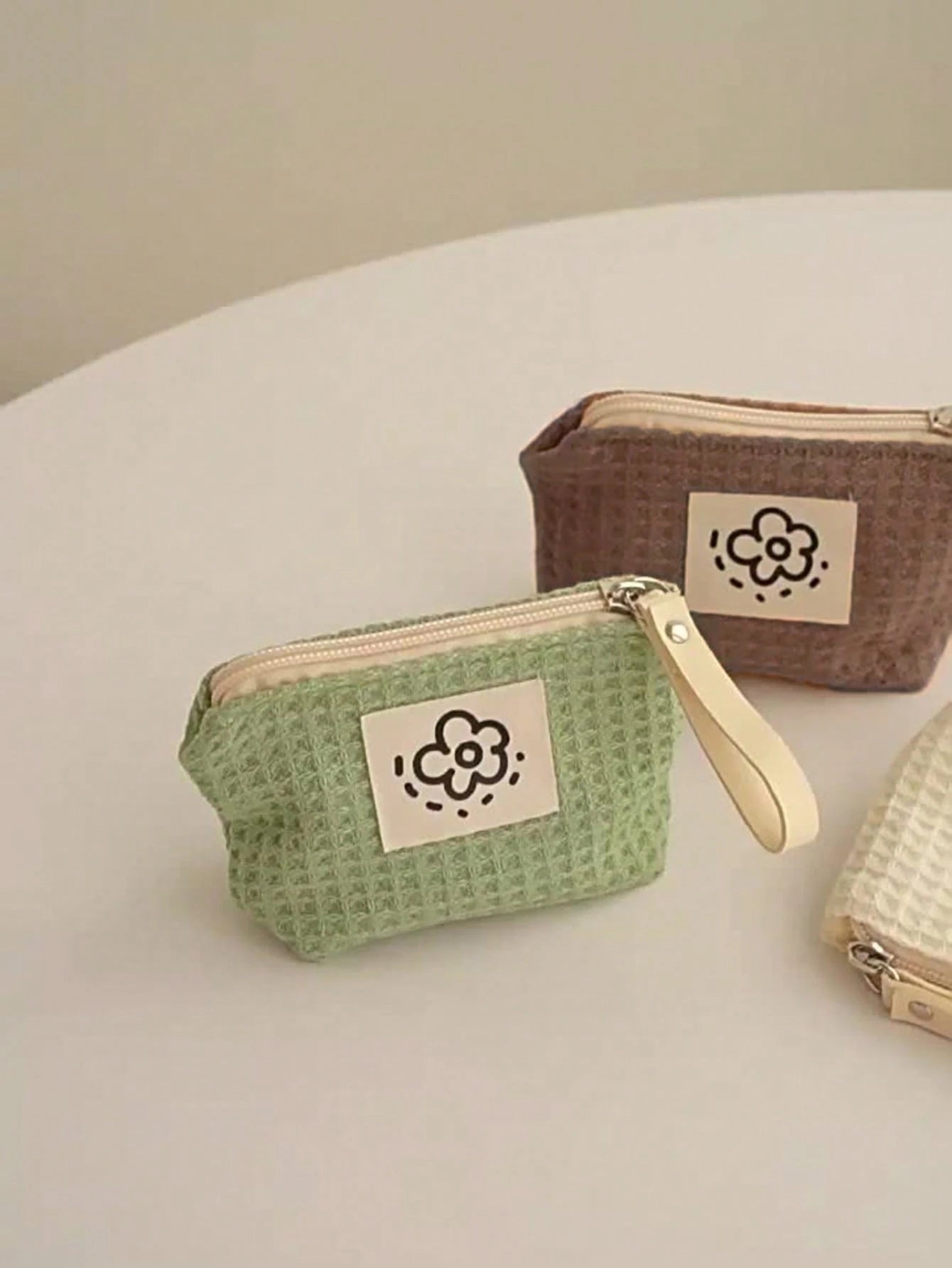 Mini Cute Cartoon Coin Purse, Portable Lipstick/Cosmetic Bag, Earphone & Cable Organizer,For Holiday Beach, Bathroom Collection, Bedroom Collection, Large Capacity,Makeup Bag
