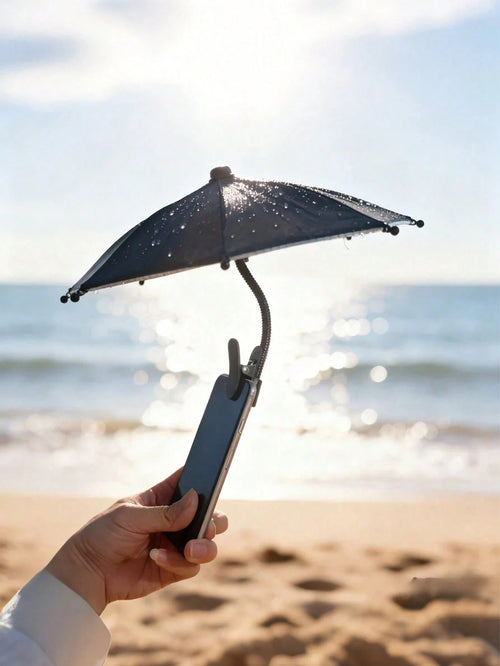 Mini Phone Sun Shade, Portable Phone Sun Shield, Phone Sun Umbrella, Suitable For Phones, Kindle, Navigation Devices In Sunlight, Anti-Glare And Anti-UV, Protects Phone From Rain And Sunlight, Travel