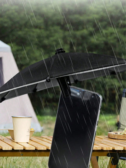 Mini Phone Sun Shade, Portable Phone Sun Shield, Phone Sun Umbrella, Suitable For Phones, Kindle, Navigation Devices In Sunlight, Anti-Glare And Anti-UV, Protects Phone From Rain And Sunlight, Travel