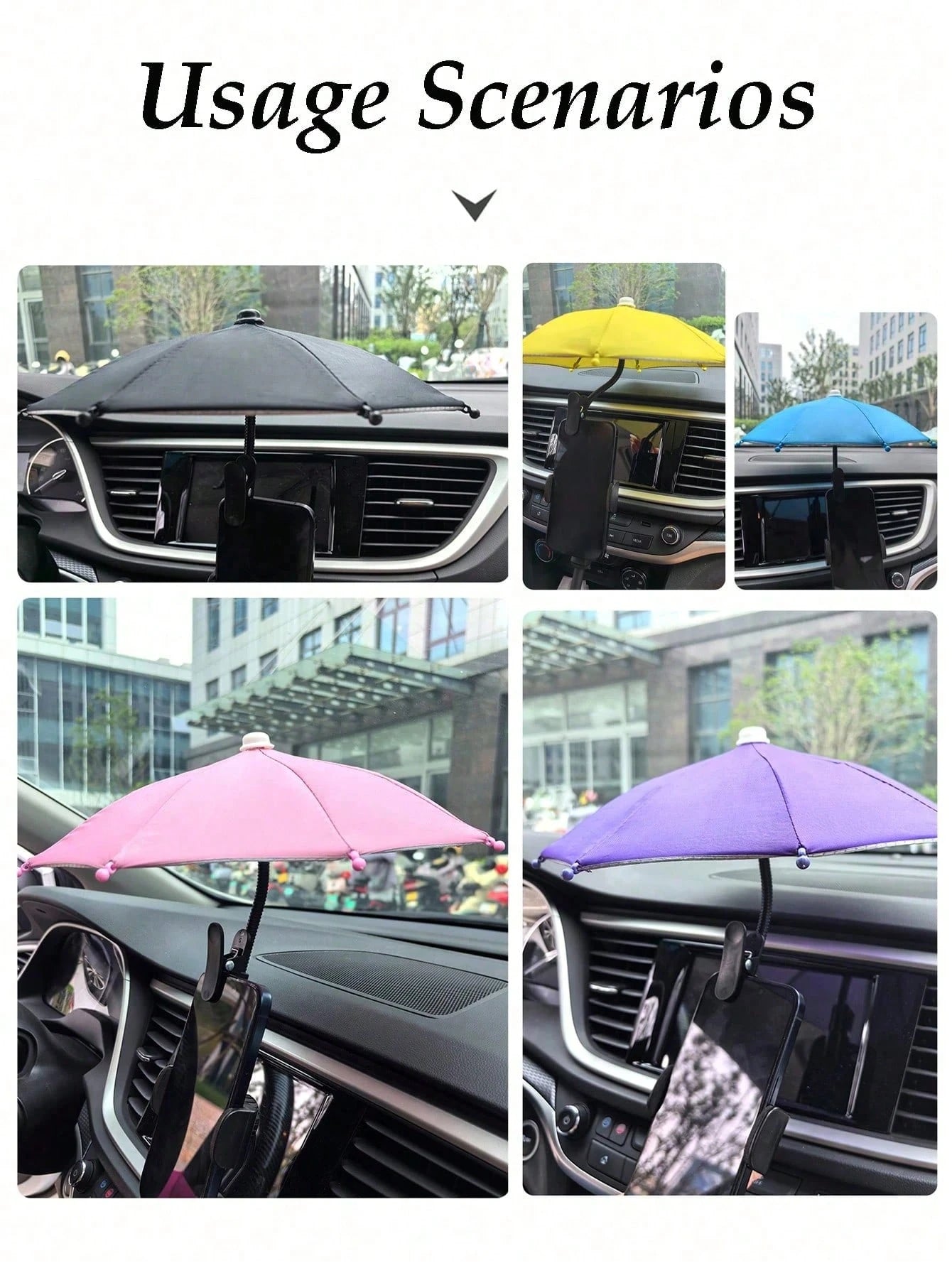Mini Phone Sun Shade, Portable Phone Sun Shield, Phone Sun Umbrella, Suitable For Phones, Kindle, Navigation Devices In Sunlight, Anti-Glare And Anti-UV, Protects Phone From Rain And Sunlight, Travel