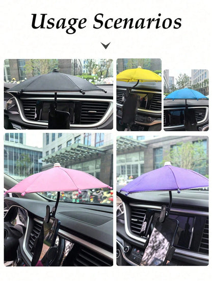 Mini Phone Sun Shade, Portable Phone Sun Shield, Phone Sun Umbrella, Suitable For Phones, Kindle, Navigation Devices In Sunlight, Anti-Glare And Anti-UV, Protects Phone From Rain And Sunlight, Travel