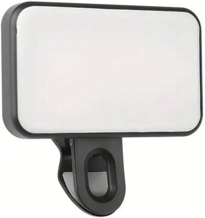 Mini Portable Clip-On LED Selfie Fill Light Soft Flawless Skin Lighting, Compatible With All Phones For Mobile Photography Makeup Selfies Content Shooting 9DHP