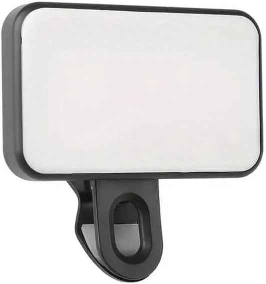 Mini Portable Clip-On LED Selfie Fill Light Soft Flawless Skin Lighting, Compatible With All Phones For Mobile Photography Makeup Selfies Content Shooting 9DHP