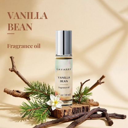 Mini Women's Fragrance Oil, Vanilla Roll-On Long Lasting Aromatherapy, Easy-To Carry,Work,Wedding,Travel,Christmas Gift.